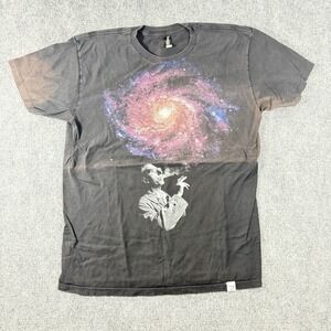 Imaginary Foundation Power Of Imagination Galaxy Men's L T-Shirt Black Y2K